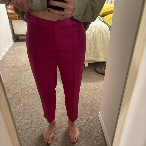 Milly Pink Silk Pants - Picture 6 of 7